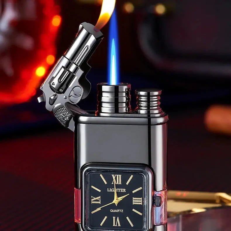 Gun Lighter Unique Flames Vault