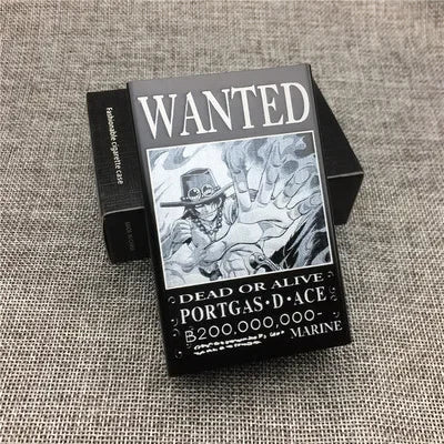 'WANTED' One Piece Cigarette Cases Flames Vault