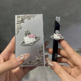 New Butane Gas Lighter DIY Hello Kitty Cigarette Box Inflatable Lighter Compact and High Beauty Creative Gift for Boyfriend Flames Vault